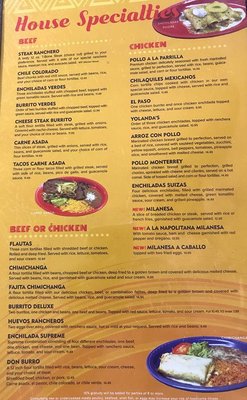Menu photo 4 La Fiesta Mexican Restaurant Mcpherson, KS