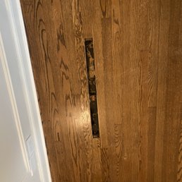 a wood paneled door