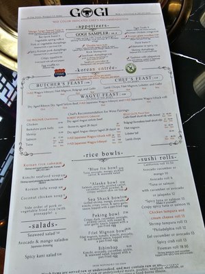 Menu photo 1 Gogi Westport, CT