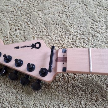 Guitar Collector - Tape for a "USA" top of the line shim? Really? I've never even seen the cheapest Floyd Rose equipped guitar shimmed with tape! - Guitar Stores Near Me - Orange, California