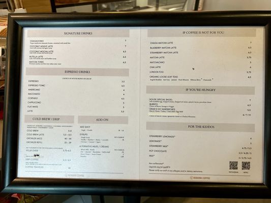 Menu photo 6 Reborn Coffee Brea, CA