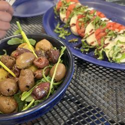 Blue Heron Brewing Company - Olives and caprese