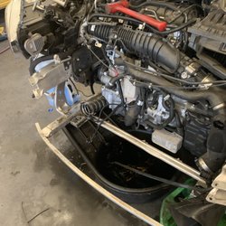 LNC Automotive Repair - Radiator replacement on an Audi