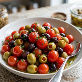 Hour Place - Tomato Olive Salad - New American Near Me - Chattanooga, Tennessee Hour Place - Tomato Olive Salad - New American Near Me - Chattanooga, Tennessee