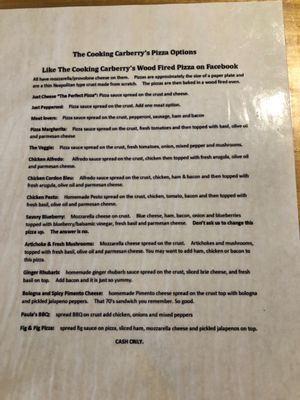 Menu photo 1 The cooking carberry pizza Munising, MI