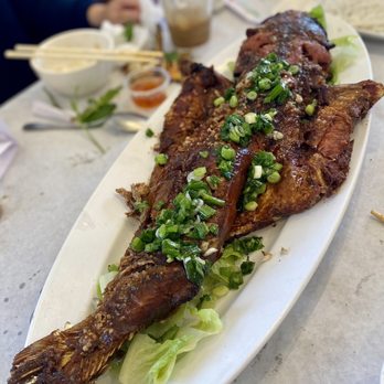 Bien Hen Restaurant - Grilled Catfish XL. - Seafood Near Me - Westminster, California Bien Hen Restaurant - Grilled Catfish XL. - Seafood Near Me - Westminster, California