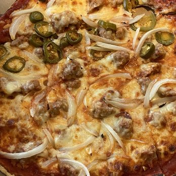Anthony B's Pizza & Pasta - Sausage, Onion and Jalapeño - Pizza Near Me - Melrose Park, Illinois Anthony B's Pizza & Pasta - Sausage, Onion and Jalapeño - Pizza Near Me - Melrose Park, Illinois