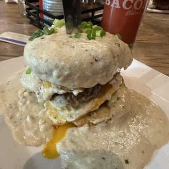 Bacon Boise - Large Monroe Biscuit - Breakfast & Brunch Near Me - Boise, Idaho Bacon Boise - Large Monroe Biscuit - Breakfast & Brunch Near Me - Boise, Idaho