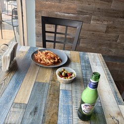 Fausto's Italian Kitchen and Catering - Peroni With Olives And Spaghetti