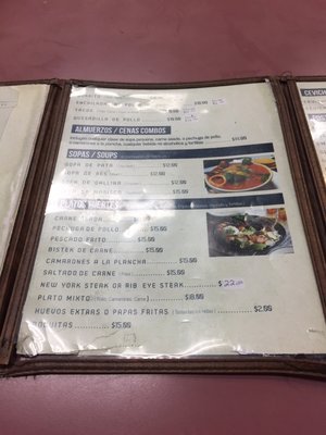 Menu photo 5 La Guanaquita Toronto, ON