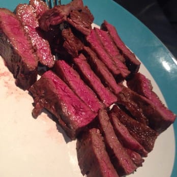 Trust - Serving of outer skirt steak grilled with binchotan charcoal. Part of steak dinner, Sep '14 - Tapas/Small Plates Near Me - Santa Ana, California Trust - Serving of outer skirt steak grilled with binchotan charcoal. Part of steak dinner, Sep '14 - Tapas/Small Plates Near Me - Santa Ana, California