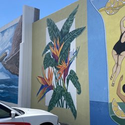 Exotic Flower Mural