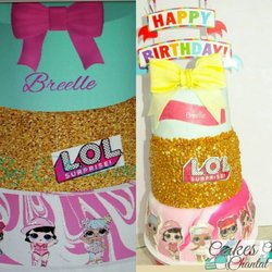 Cakes By Chantal - LOL Surprise Cake Sketch / Cake