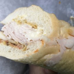 Killington Deli and Marketplace - Build your own: turkey, bacon, brie, apples, honey mustard.