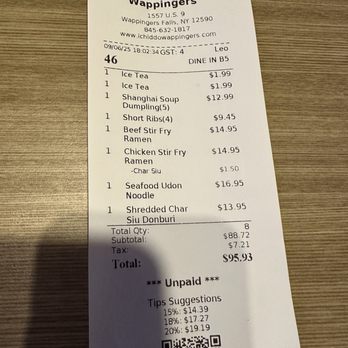 Ichiddo Ramen - A very nice evening with reasonable priced food - Ramen Near Me - Wappingers Falls, New York