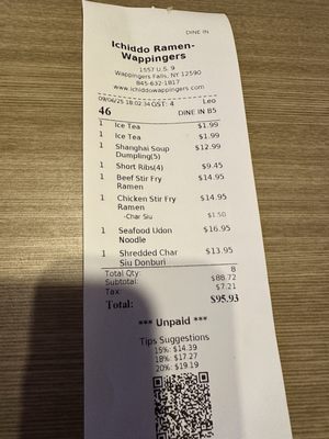 Menu photo 1 Ichiddo Ramen Wappingers Falls, NY