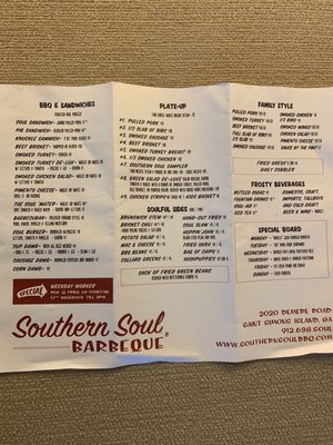 Menu photo 7 Southern Soul Barbeque Saint Simons Island, GA Menu photo 7 Southern Soul Barbeque Saint Simons Island, GA