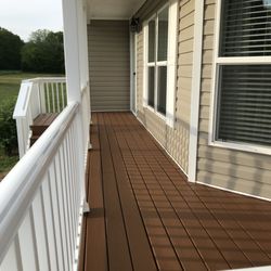Madison Renee Enterprises - Completed wash, paint, and stain on deck