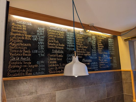 Menu photo 1 Taberna Santoña Santander, S