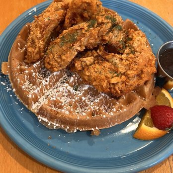 Café Kaila - Crispy chicken waffle - Breakfast & Brunch Near Me - Honolulu, Hawaii Café Kaila - Crispy chicken waffle - Breakfast & Brunch Near Me - Honolulu, Hawaii