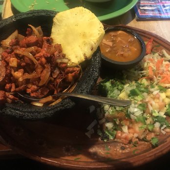Los Potrillos - The molcajete de pastor is so delicious. - Mexican Near Me - Santa Fe, New Mexico Los Potrillos - The molcajete de pastor is so delicious. - Mexican Near Me - Santa Fe, New Mexico