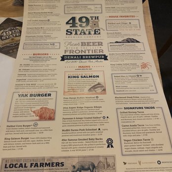 49th State Brewing - Denali - Menu (pg. 1 ) - Breweries Near Me - Healy, Alaska 49th State Brewing - Denali - Menu (pg. 1 ) - Breweries Near Me - Healy, Alaska