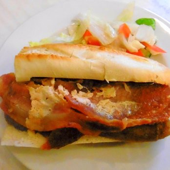 Crown Cafe - My ham & bacon roll - Sandwiches Near Me - London, XGL