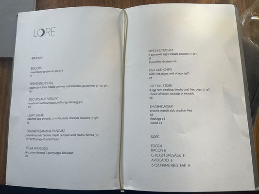 Menu photo 6 Lore Brooklyn, NY