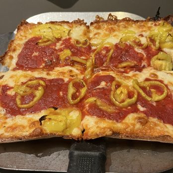 Buddy's Pizza - Downtown - Pepperoni and banana peppers - Pizza Near Me - Detroit, Michigan Buddy's Pizza - Downtown - Pepperoni and banana peppers - Pizza Near Me - Detroit, Michigan