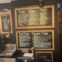 Arabella Casa Di Pasta - Ordering station with menu board