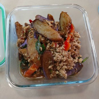 SukhoThai Restaurant - My to go order eggplant chicken in my togobox - Thai Near Me - Watsonville, California SukhoThai Restaurant - My to go order eggplant chicken in my togobox - Thai Near Me - Watsonville, California
