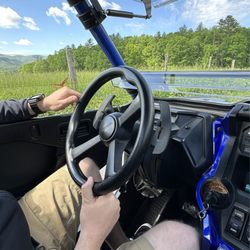 Smoky Mountain Adventure Rides - Butterflies loved the vehicle, and kept landing on my husband while driving through Cade's Cove!