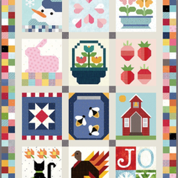 Don't miss your last chance to get the Riley Blake Banner of the Month Quilt Option! Featuring charming seasonal quilt blocks...