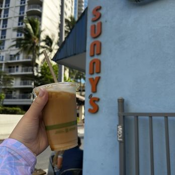 Sunny’s Local Grind - Haupia macchiato - Coffee & Tea Near Me - Honolulu, Hawaii