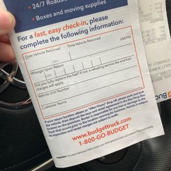 Budget Rent-A-Car - "Did you fully replace the fuel? If not, a refueling service fee and fuel charges will apply."