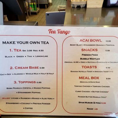 Menu photo 3 Tea Tango Martinez, CA Menu photo 3 Tea Tango Martinez, CA