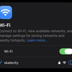 Free Wi-Fi! (passcode is 'skatecity')