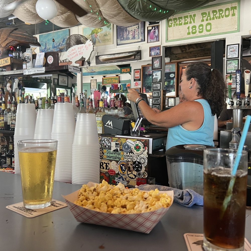 Green Parrot - Sitting at the bar, enjoying the afternoon. - Dive Bars Near Me - Key West, Florida Green Parrot - Sitting at the bar, enjoying the afternoon. - Dive Bars Near Me - Key West, Florida