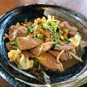 Guu with Garlic - Stir fried pork liver - don't order it unless you love livers. The organ taste is still so strong. - Japanese Near Me - Vancouver, British Columbia Guu with Garlic - Stir fried pork liver - don't order it unless you love livers. The organ taste is still so strong. - Japanese Near Me - Vancouver, British Columbia