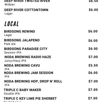 The Artisan's Palate - Beer Menu - Cafes Near Me - Charlotte, North Carolina The Artisan's Palate - Beer Menu - Cafes Near Me - Charlotte, North Carolina