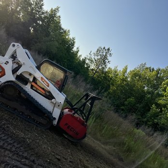 Ji Berras - a skid steer loader in a field - Tree Services Near Me Ji Berras - a skid steer loader in a field - Tree Services Near Me