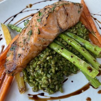 Thyme - Grilled Asparagus Grilled Salmon Filet - New American Near Me - Roslyn, New York