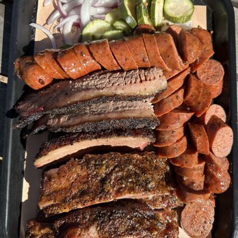 Micklethwait Craft Meats - What a spread! - Food Trucks Near Me - Austin, Texas Micklethwait Craft Meats - What a spread! - Food Trucks Near Me - Austin, Texas