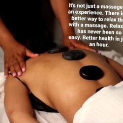 Hot stone massage 