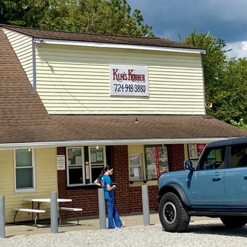 Kim's Korner - a woman standing in front of a store - Fast Food Near Me - Claysville, Pennsylvania Kim's Korner - a woman standing in front of a store - Fast Food Near Me - Claysville, Pennsylvania