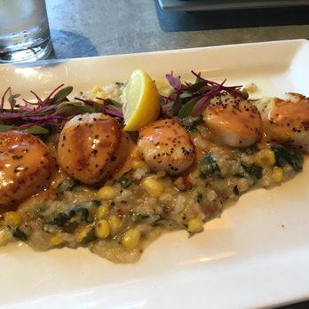 The Range Bar & Grille - Scallops over risotto - Sports Bars Near Me - Hingham, Massachusetts
