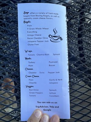 Menu photo 1 Sage Coffee House &  Bistro Quincy, WA