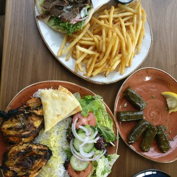 Luna Grill Richardson - Cornish hen plate, gyros, and stuffed grape leaves - Mediterranean Near Me - Richardson, Texas Luna Grill Richardson - Cornish hen plate, gyros, and stuffed grape leaves - Mediterranean Near Me - Richardson, Texas