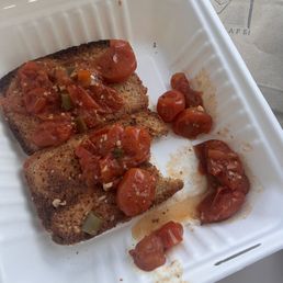 Tomato jam and cheese toast Tomato jam and cheese toast