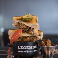 Legends Sports Bar & Grill - Smoked rib meat sandwich (Friday Lunch Special)